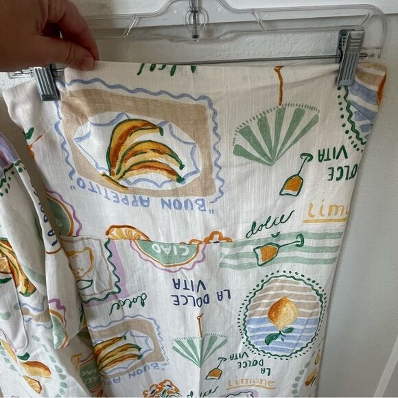 Paper Heart Women's Large Vacation Button-down and Strapless Dress Set - Picture 5 of 10